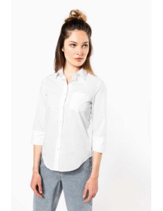 K-KA558-LADIES' 3/4 SLEEVED SHIRT 2